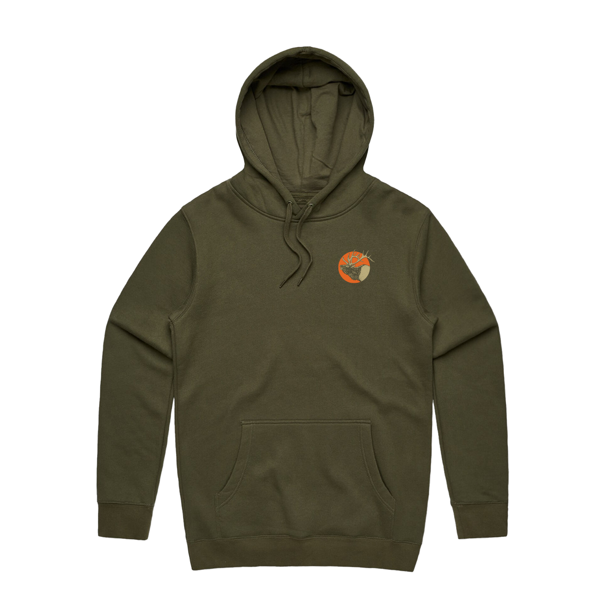 Elk Badge Pullover Hoodie - Image 2