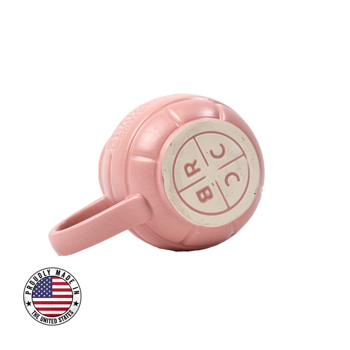 Brcc Grenade Mug, Sand Pink - Image 3