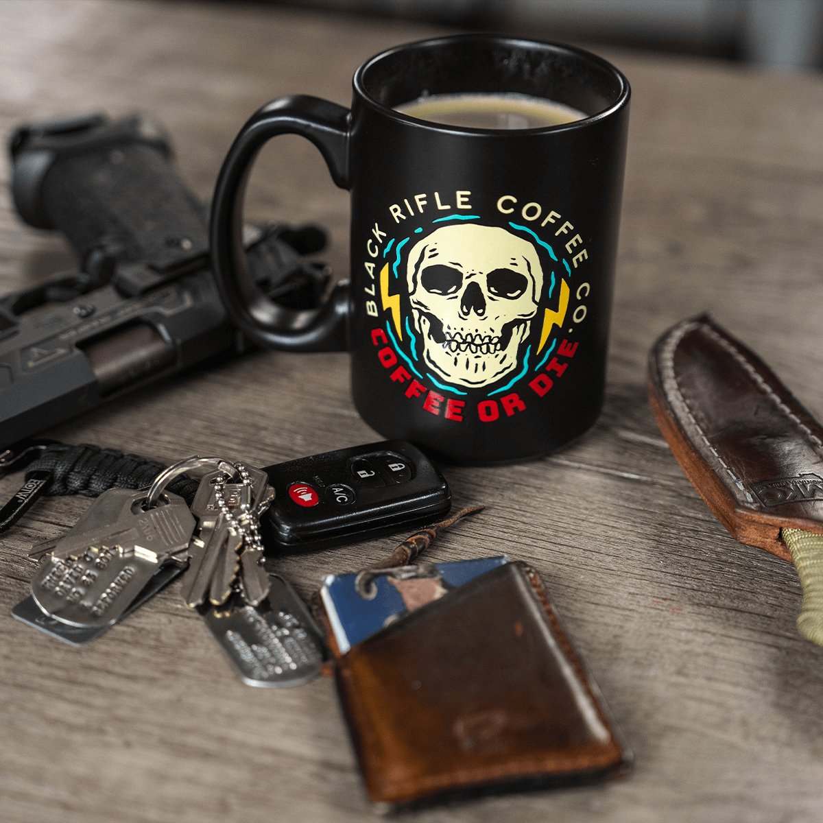Coffee Or Die Skull Mug - Image 3