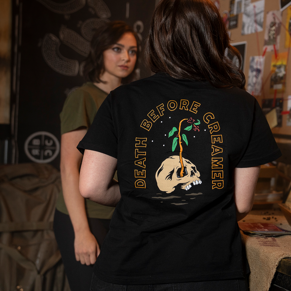 Women's Death Before Creamer T-Shirt - Image 3